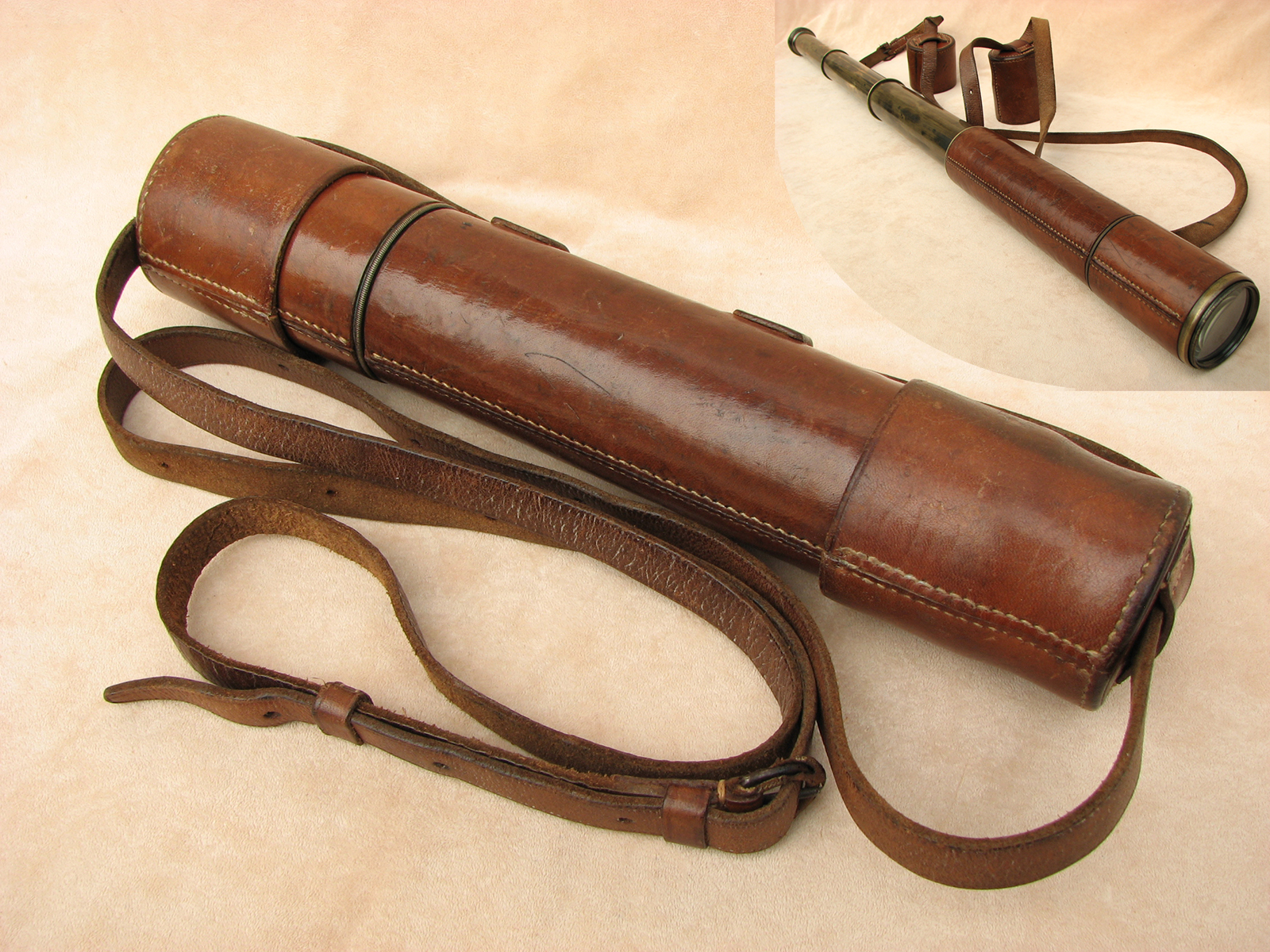 Powerful 25x-40x variable magnification field 'Tourist' telescope by Broadhurst Clarkson